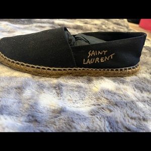 Saint Laurent Embroidered Espadrilles